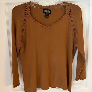 Finity Sweater Crochet Trim